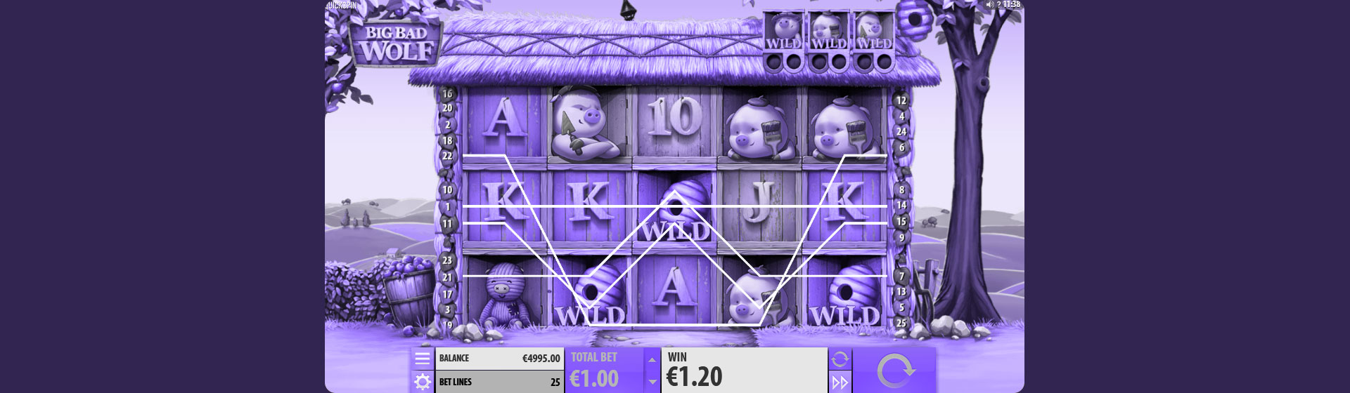 Big Bad Wolf slot machine. 
