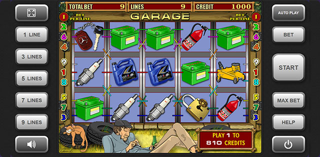 Garage slot online. 